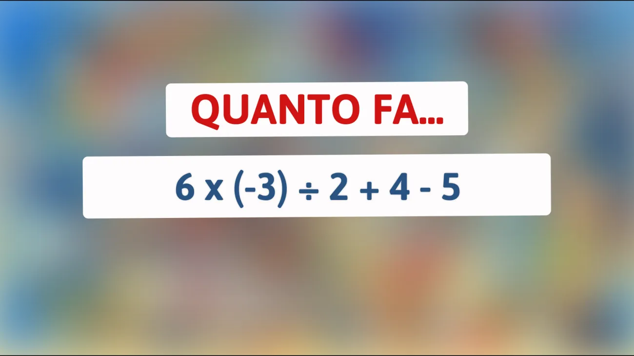 \"Solo i veri geni possono risolvere: scopri se sei all'altezza di questo enigma matematico!\""