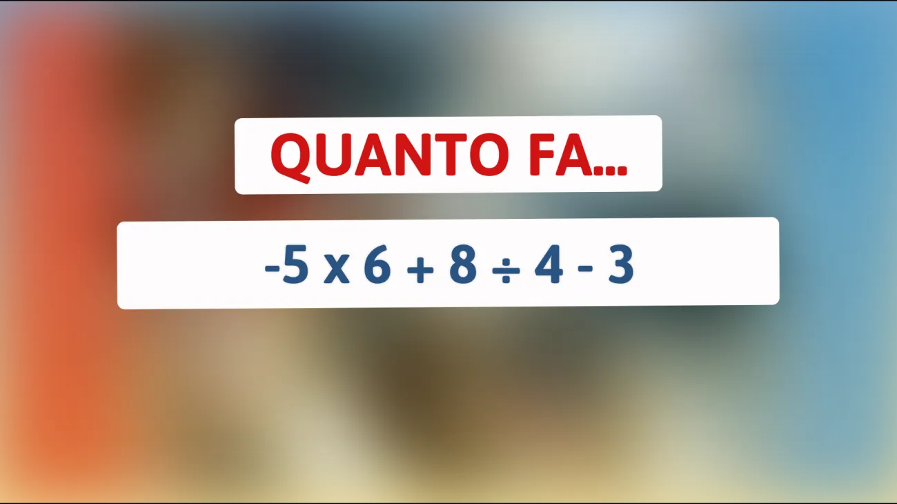 Il rompicapo matematico che sta facendo impazzire il web: solo il 2% degli adulti riesce a risolverlo! Sei tra i geni in grado di trovare la soluzione?"
