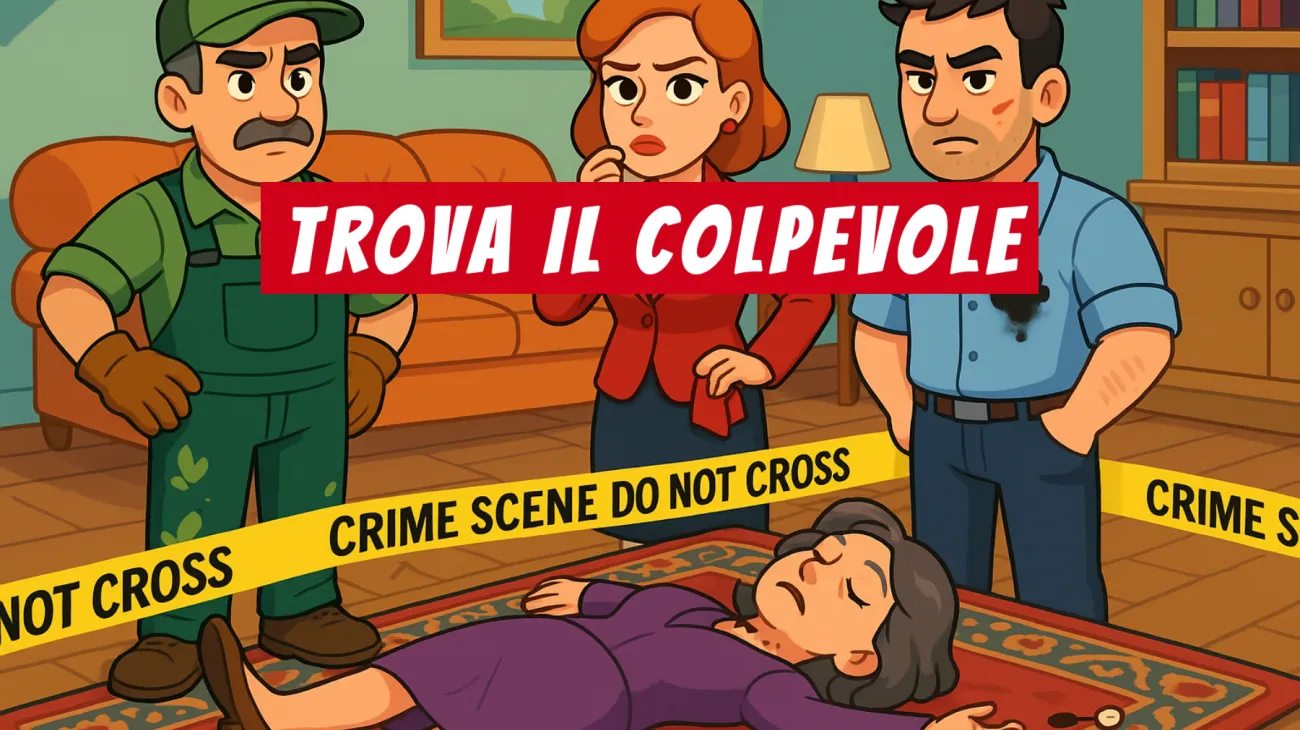 Quanti riescono a risolvere questo enigma geniale? Solo i veri detective scopriranno chi è il colpevole della Villa Maledetta! Sfida la tua intelligenza!"