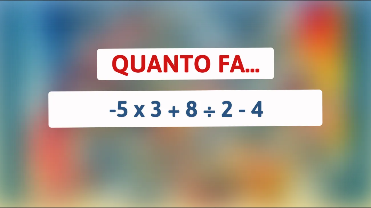 Scopri se sei un vero genio della matematica: Riuscirai a risolvere questo semplice indovinello che sta facendo impazzire il web?"