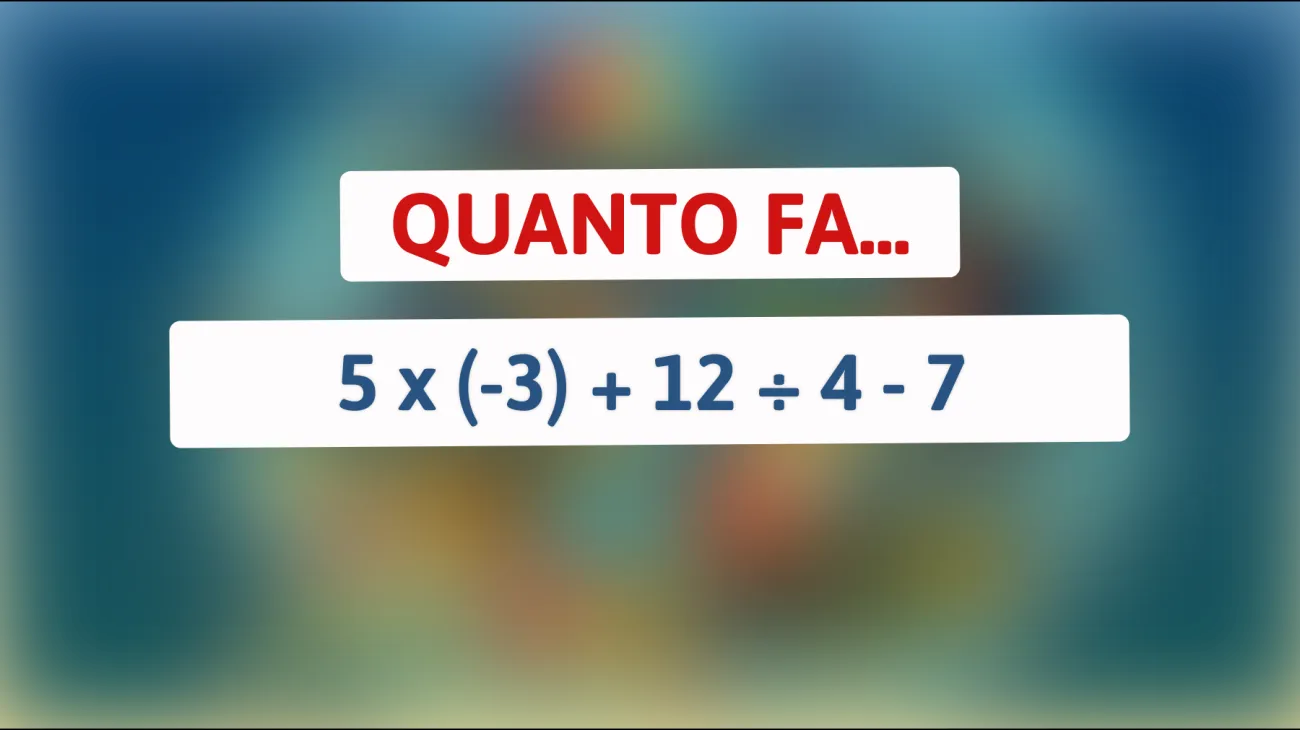Sfida la tua intelligenza con questo indovinello: solo una mente brillante sa la risposta! Ce la farai?"