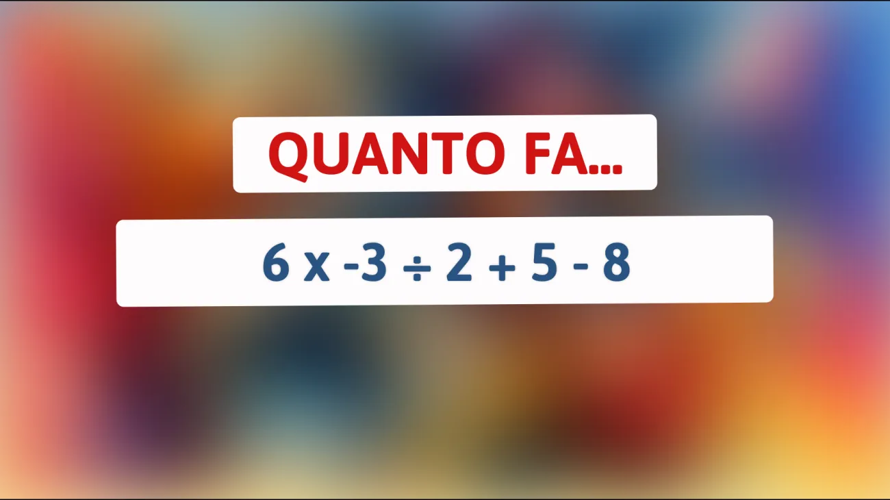 Solo 1% delle persone riesce a risolvere questo indovinello matematico: sai fare meglio? Scopri se sei davvero un genio!"
