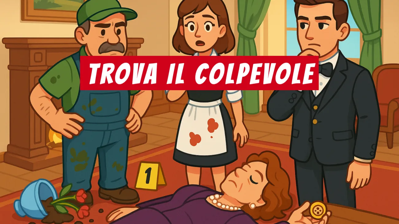 Solo chi ha un vero intuito può svelare l’assassino nel caso del bottone dorato: accetti la sfida impossibile?"