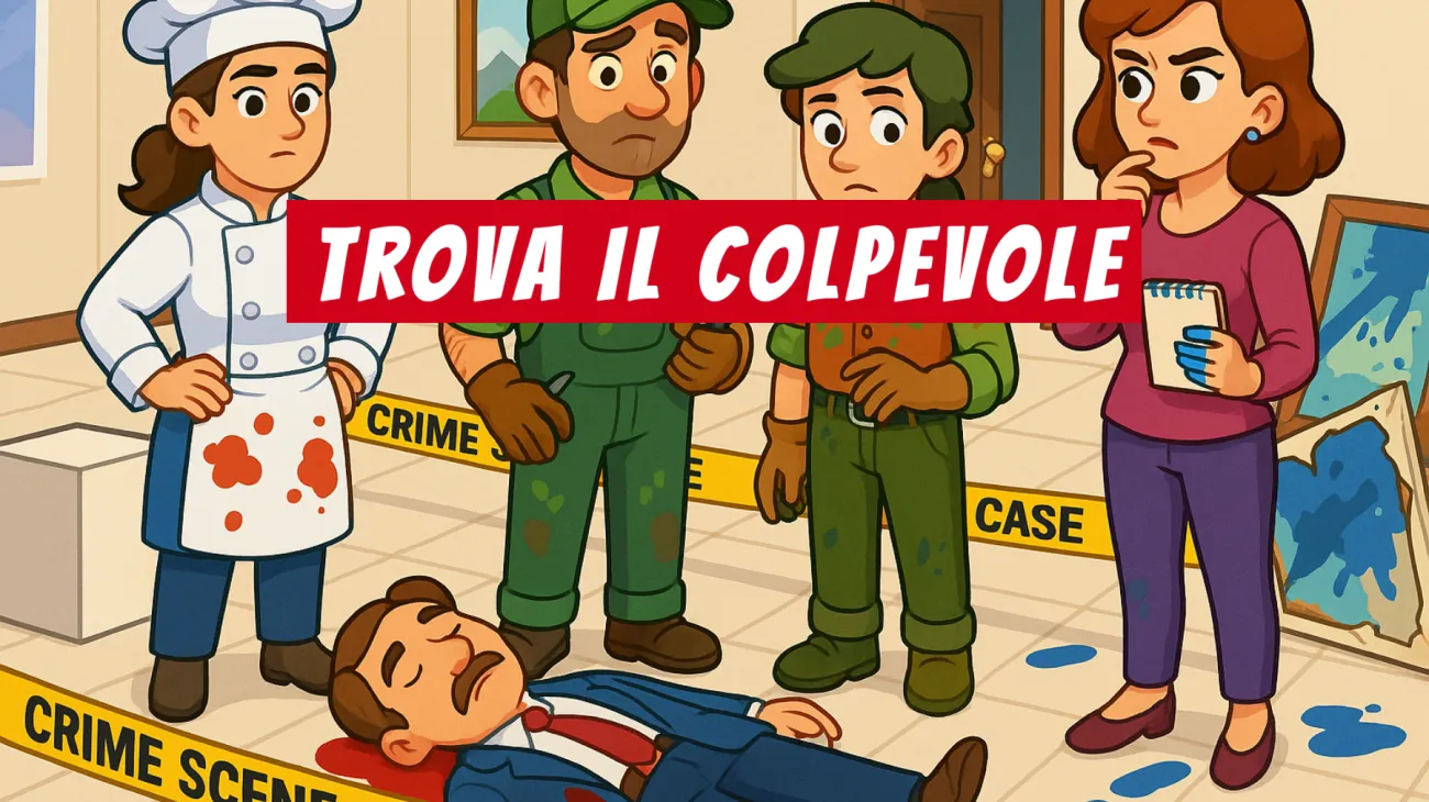 Solo i veri geni scopriranno chi è il colpevole in questo enigma artistico: accetti la sfida?"