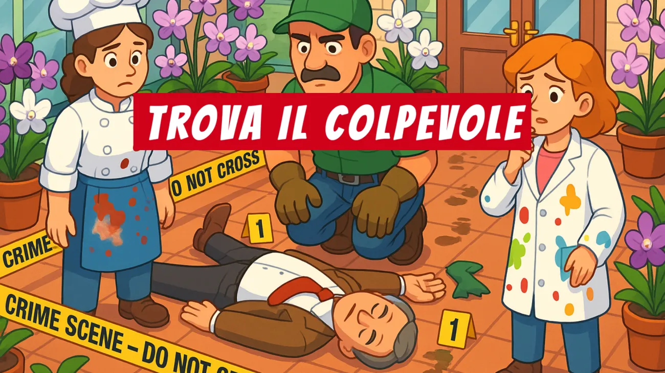 Solo il 2% delle persone riesce a risolvere questo enigma della serra: scopri chi è l’assassino e metti alla prova la tua intelligenza!"