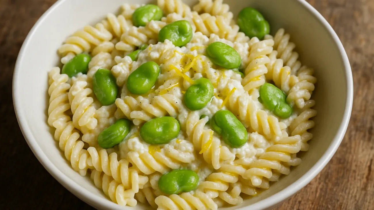 fusilli ricotta limone"
