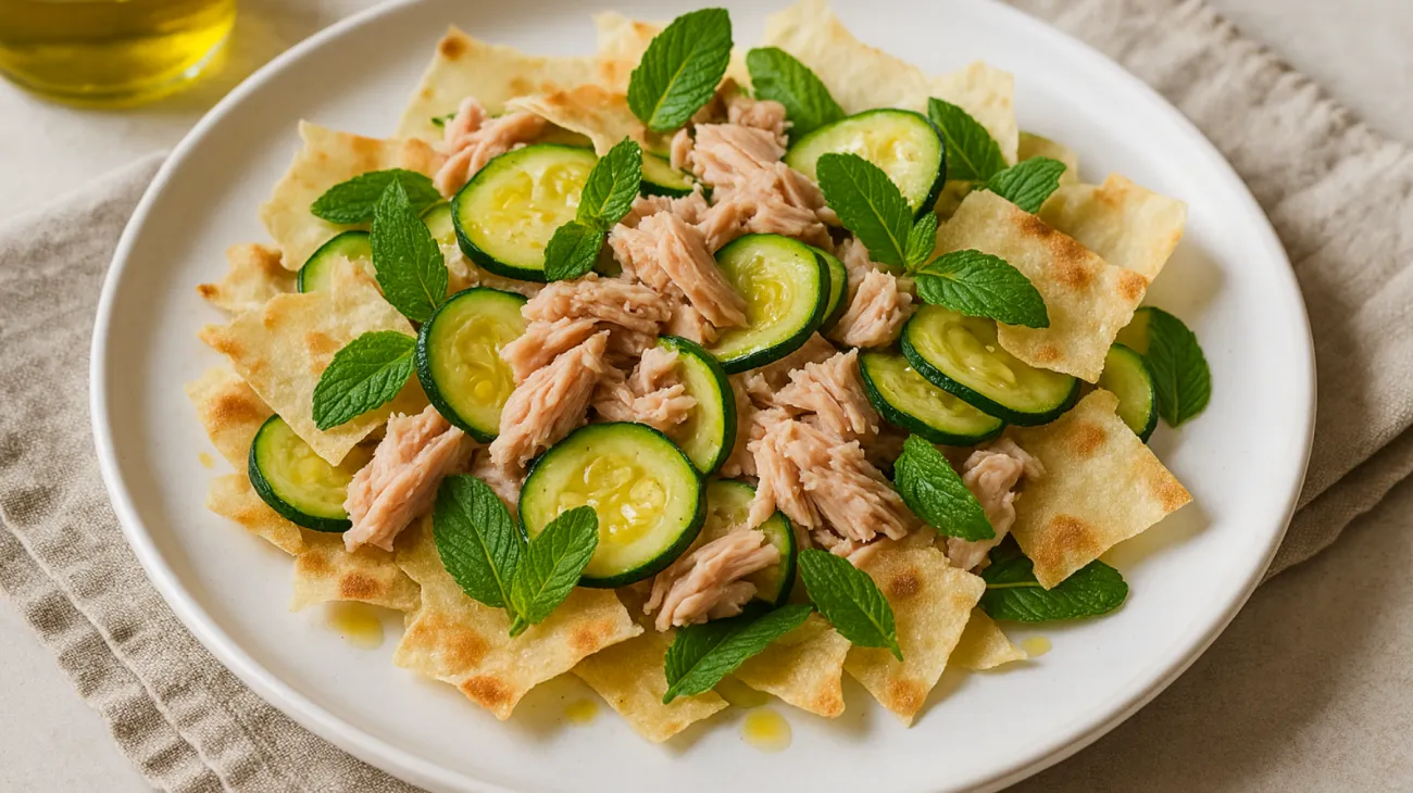 pane carasau zucchine croccanti tonno sott'olio"