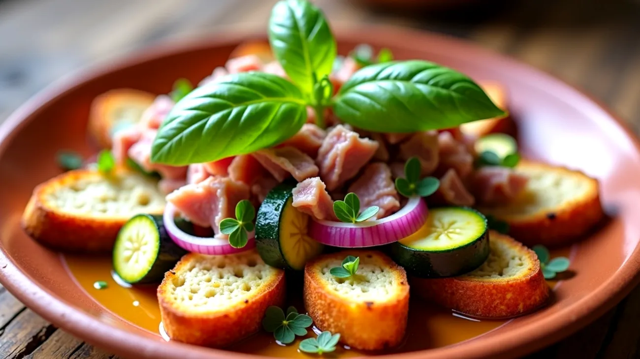 pane raffermo tonno zucchine novelle"